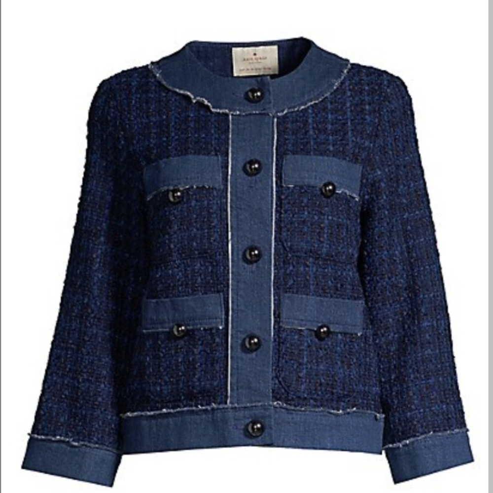 Kate Spade Tweed Denim Suit - Picture 2 of 7
